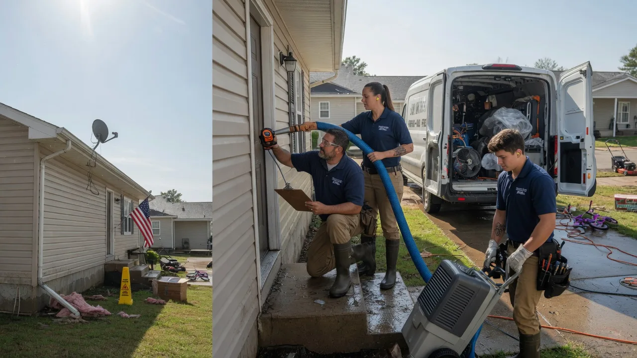 Ceiling Water Damage Restoration in Valmeyer, IL near me